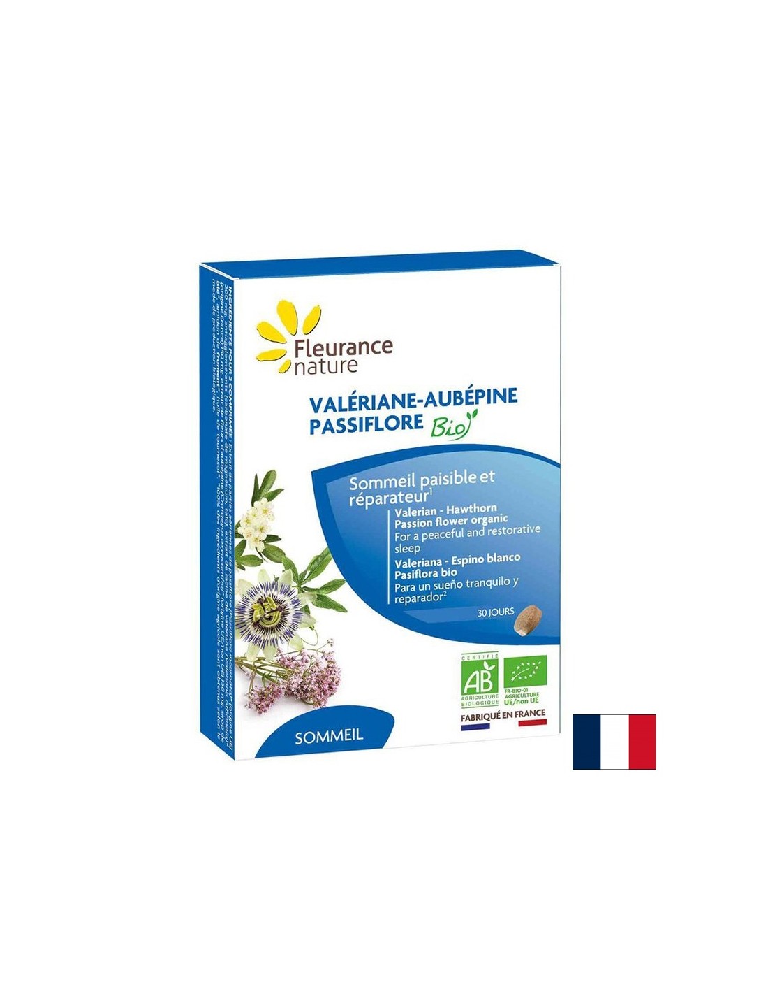 Stres i dobro raspoloženje - Valerian, Passion Flower i Hawthorn, 60 tableta