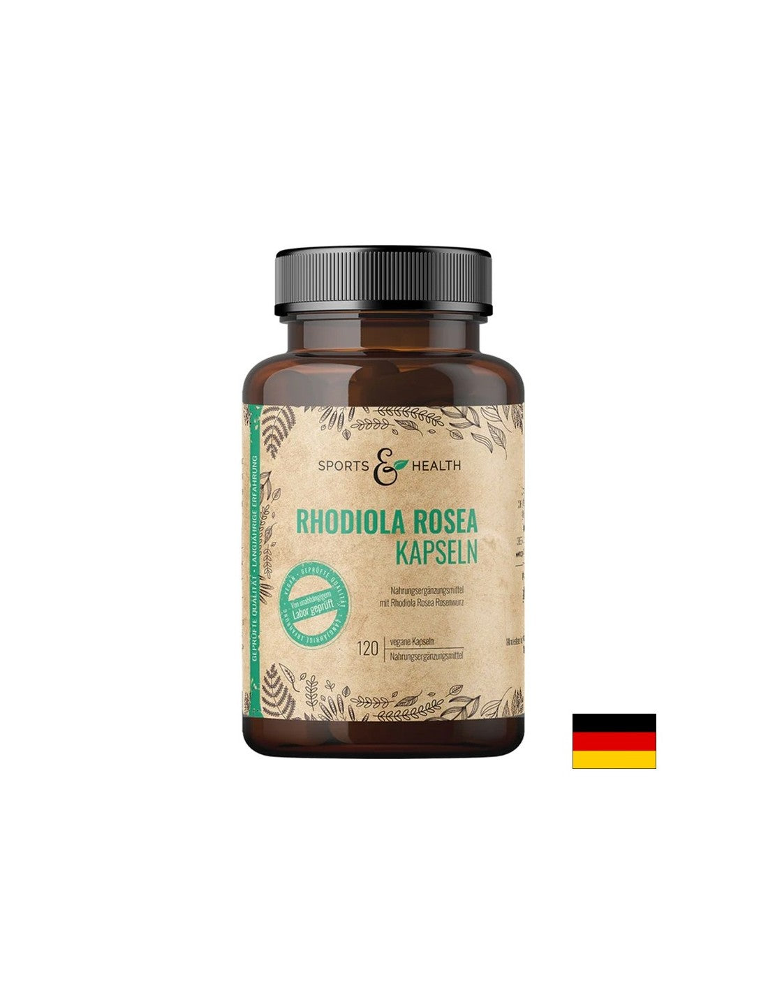 Stres i dobro raspoloženje - zlatni korijen, 500 mg x 120 kapsula