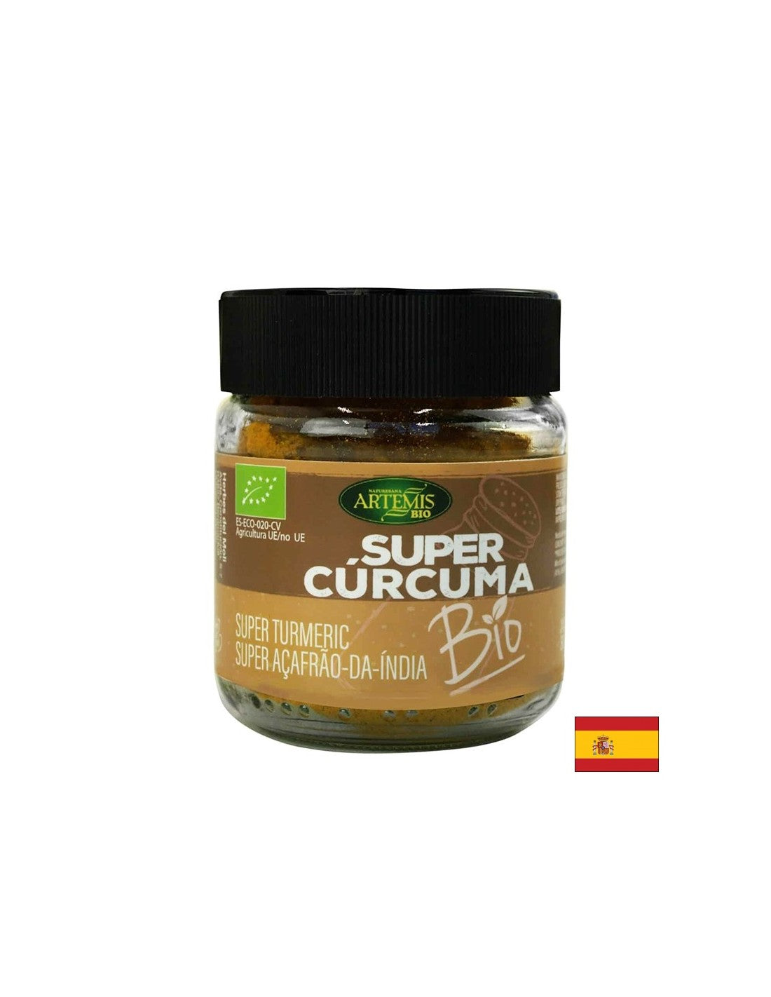 Aromatični organski začini - kurkuma, karob, crni papar i đumbir, 80 g, prah
