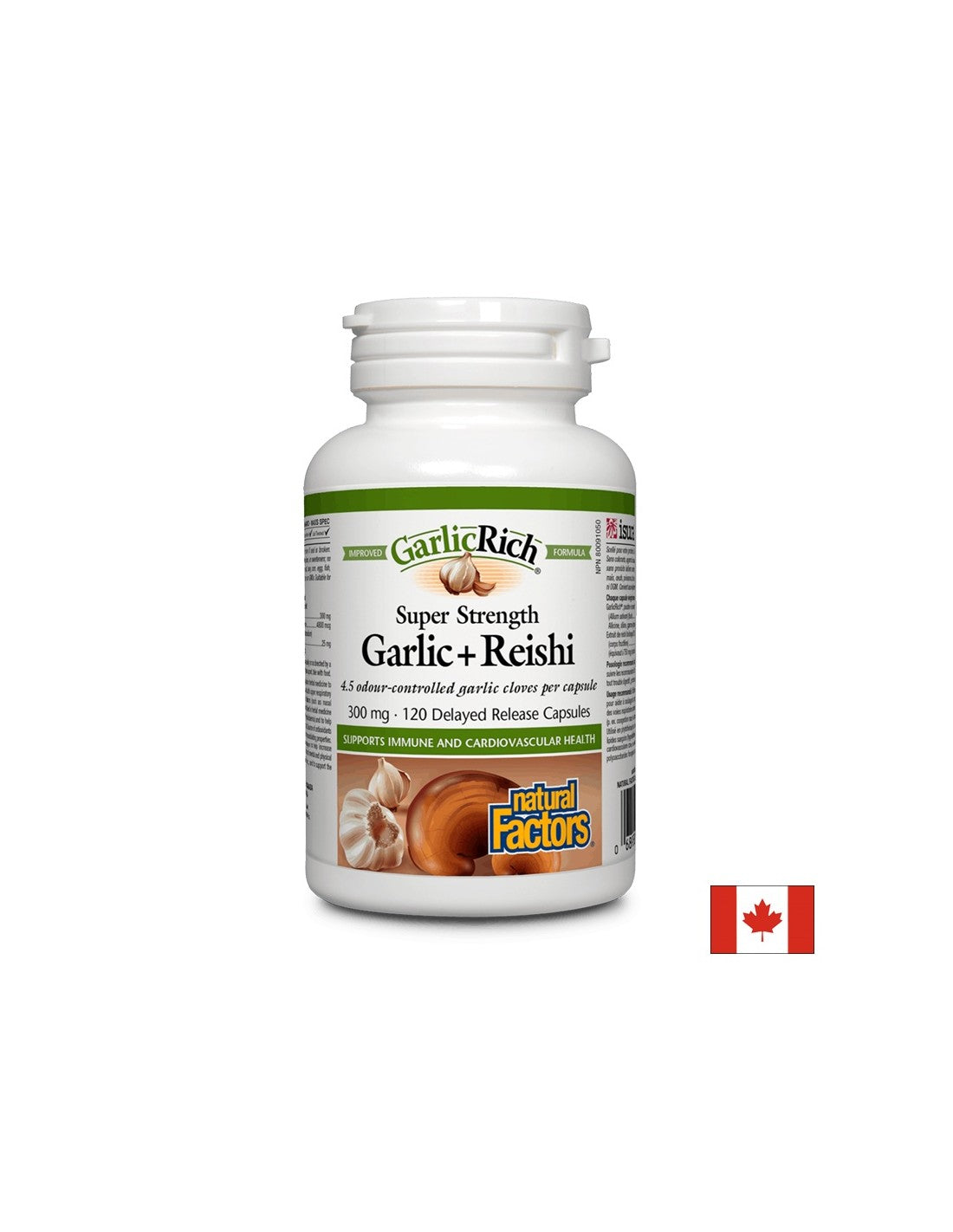 Garlicrich® Super Streng češnjak + reishi / češnjak + reishi x 120 kapsula
