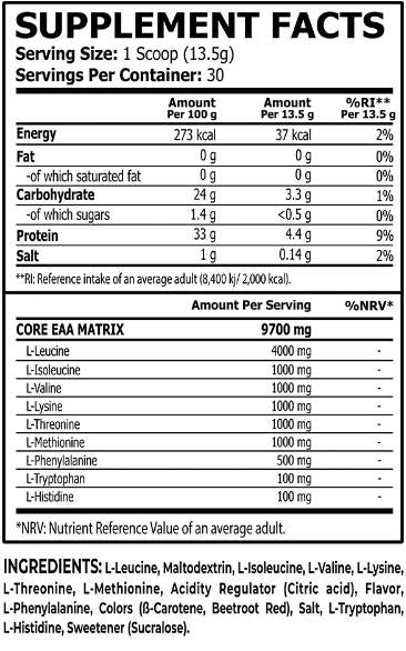 EAA prah | Aromatizirani - 405 grama