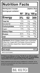 Keto kolagen + MCT prah - 800 grama