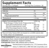 Aqua Biome omega -3 klasična snaga 1200 mg - 60 gel kapsula