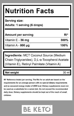 Vitamin A+E u kapi - 30 ml