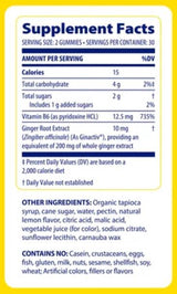 Ginger i vitamin B6 gumice - 60 guma