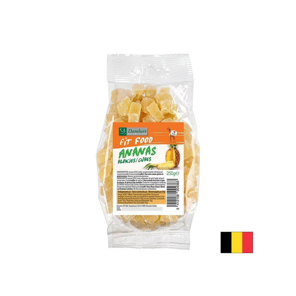 Sušene kocke ananasa, 250 g