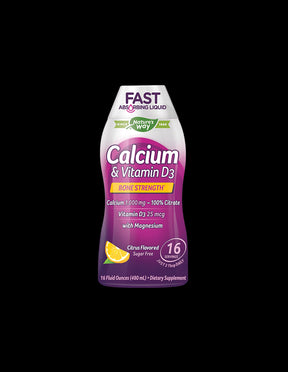 Calcium & Vitamin D3/ Calcium and Vitamin D3 x 480 ml Nature's Way - Nutra Best Europe
