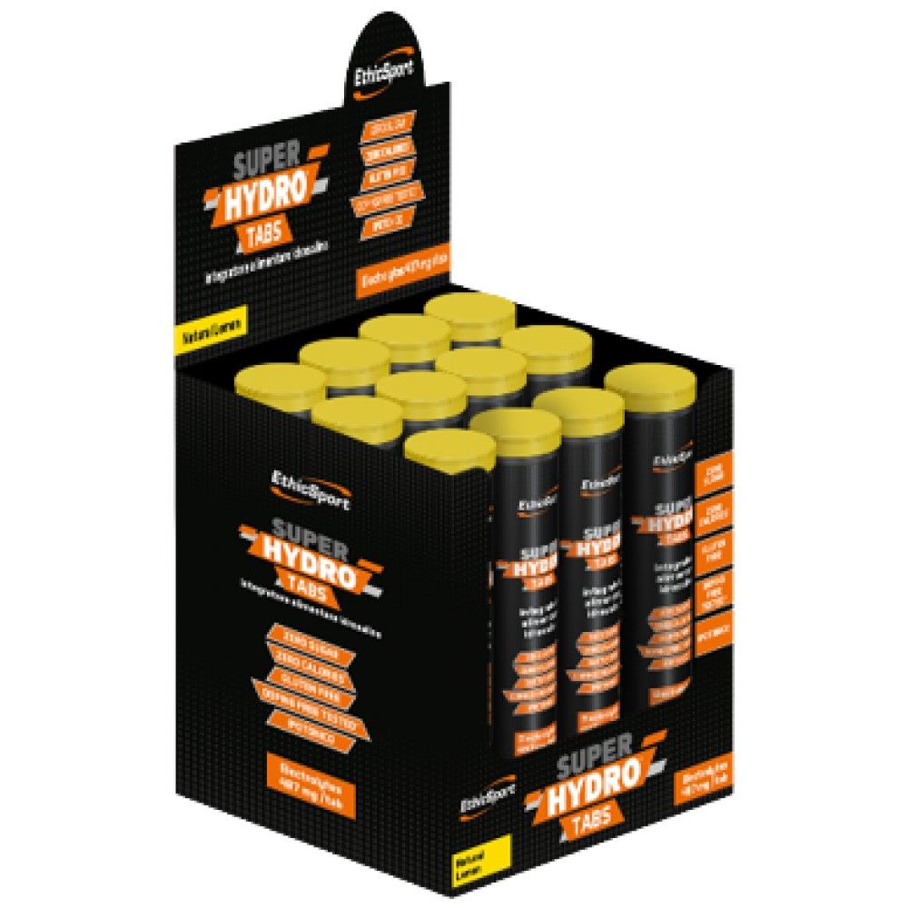 Super Hydro Tabs | Izotonične efektivne kartice - 12 x 20 Topive tablete