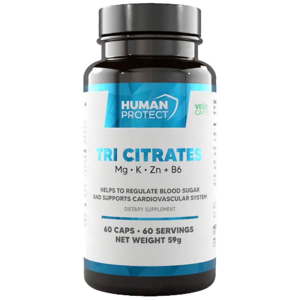 Tri Citrate | Magnezij + kalij + cink - 60 kapsula