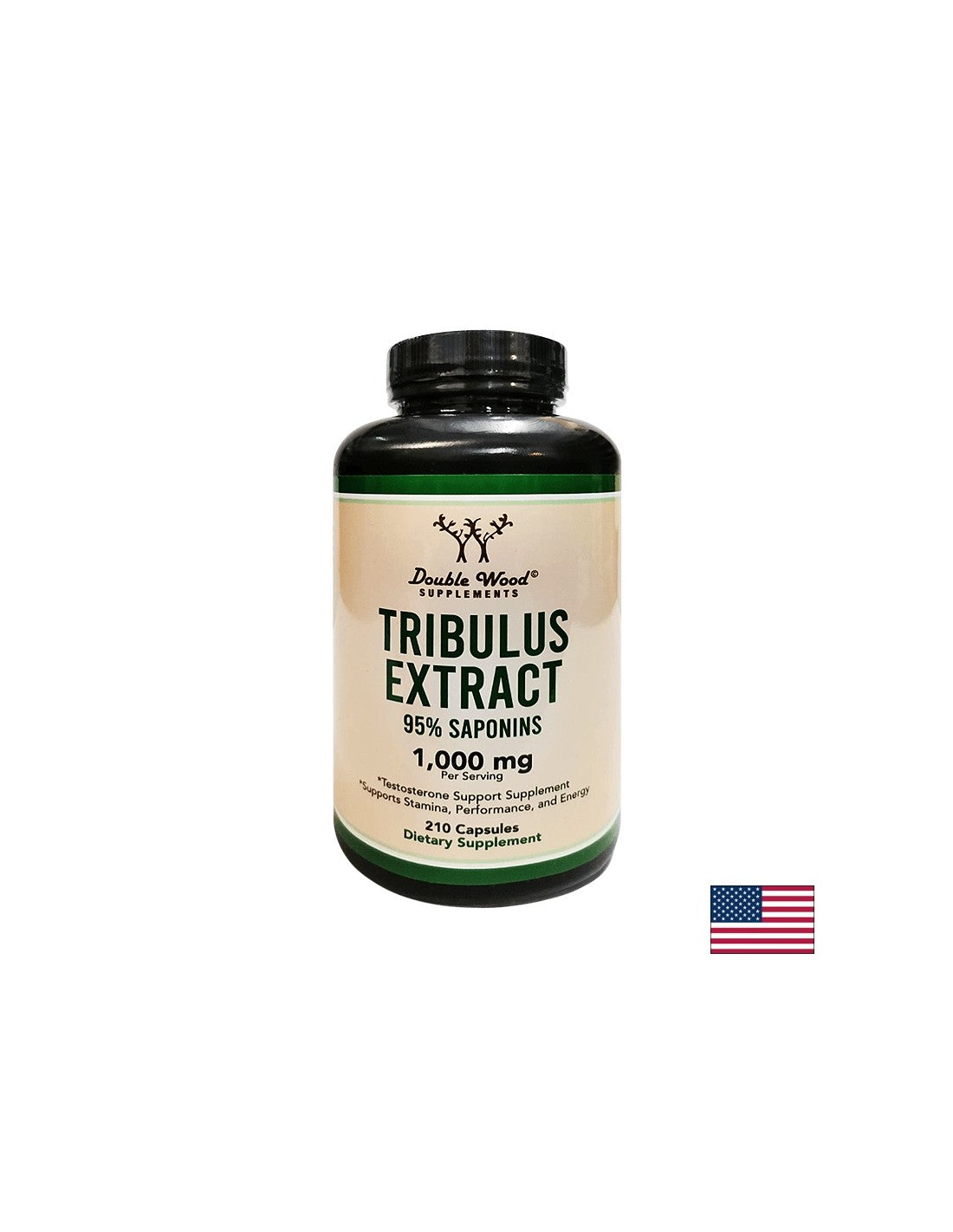 Tribulus ekstrakt, 210 kapsula <tc>Double Wood</tc>
