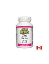 Zinc Chelate/ Cink (kelat) 25 mg x 90 tableta <tc>Natural Factors</tc>
