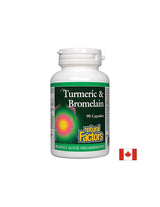 Kurkuma i bromelain - Kurkuma i bromelain, 90 kapsula <tc>Natural Factors</tc>
