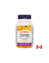 Kurkuma Curcumin Gummies / Kurkuma, 120 žele tableta s okusom naranče <tc>Webber Naturals</tc>