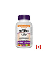 Kurkuma Curcumin Ultra Strength / Kurkuma i crni papar, 32.500 mg, 30 kapsula <tc>Webber Naturals</tc>