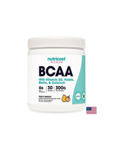 Obrađeni lanac aminokiseline BCAA + vitamin D3, folna kiselina, biotin, kalcij (za žene), 300 g u prahu s okusom manga