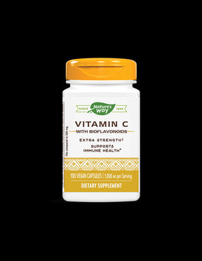 Vitamin C with Bioflavonoids 1000 mg - 100 capsules - Nutra Best Europe
