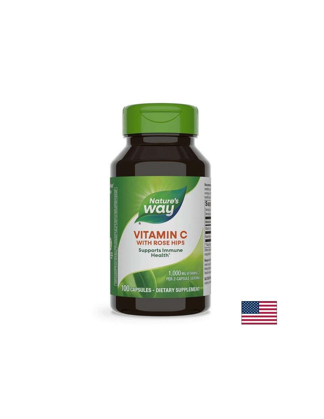 Vitamin C s ružičastim kukovima 500 mg - 100 kapsula