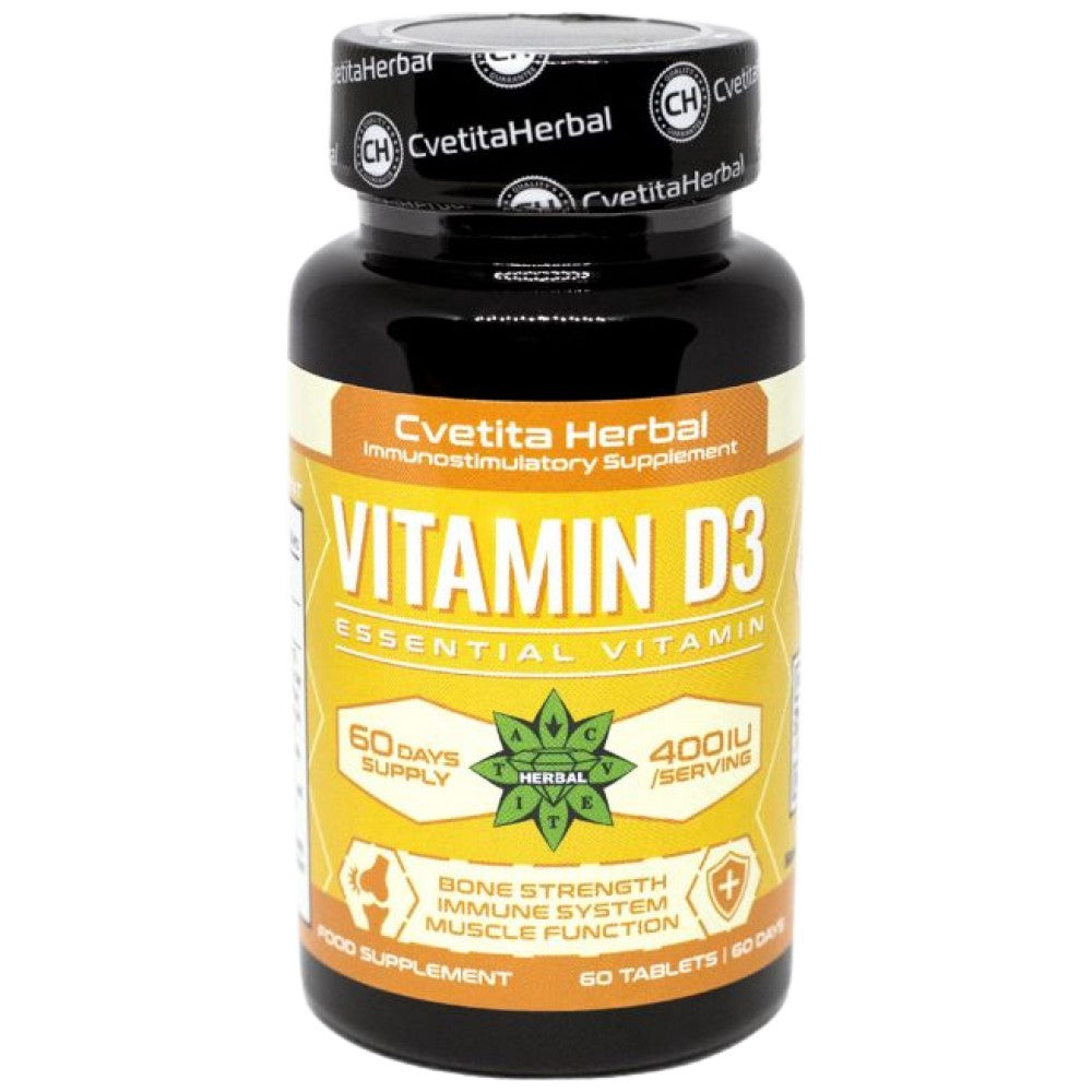 Vitamin D3 400 IU 60 tableta