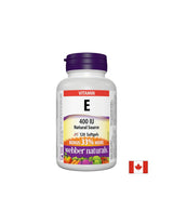 Vitamin E 400 IU - Vitamin E (D -alfa tokoferil acetat) 400 IU, 120 softgel kapsula