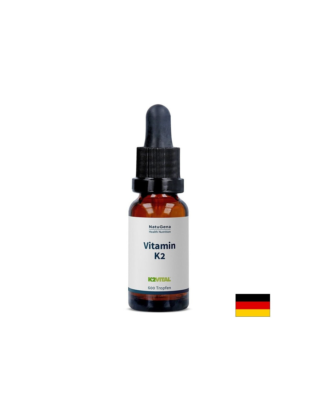 Vitamin K2 (menaquinon MK -7) - Zdravlje kosti i ravnoteža kalcija, 20 ml kapi, 75 doza