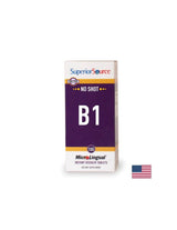 Vitamin B1 (tiamin monitrat) - Zdravlje živčanog sustava i kardiovaskularnog sustava, 100 mg x 100 sublingvalnih tableta <tc>Superior Source</tc>