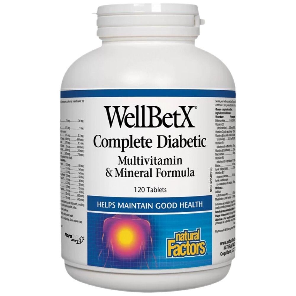 WellBetx® Kompletni dijabetičar - 120 tableta
