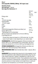 Ashwagandha KSM -66® 200 mg - 60 kapsula