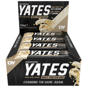 Yates Whey Protein Bar | No Sugar - 12 x 60 grams - Nutra Best Europe
