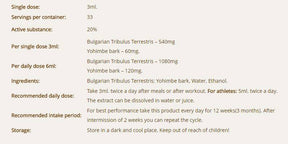 Testo Power 100 ml - Nutra Best Europe