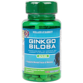 Ginkgo Biloba 60 mg - 120 Tablets - Nutra Best Europe