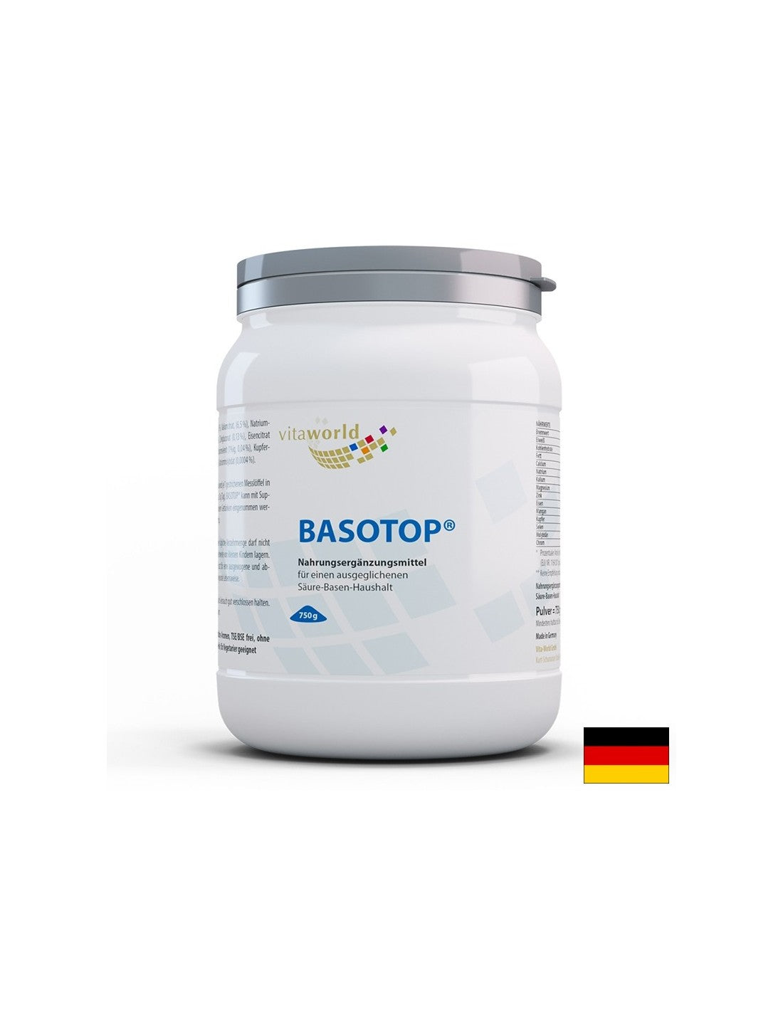 Minerali i elementi u tragovima za ravnotežu alkalne kiseline - Basotop, 750 g, prah