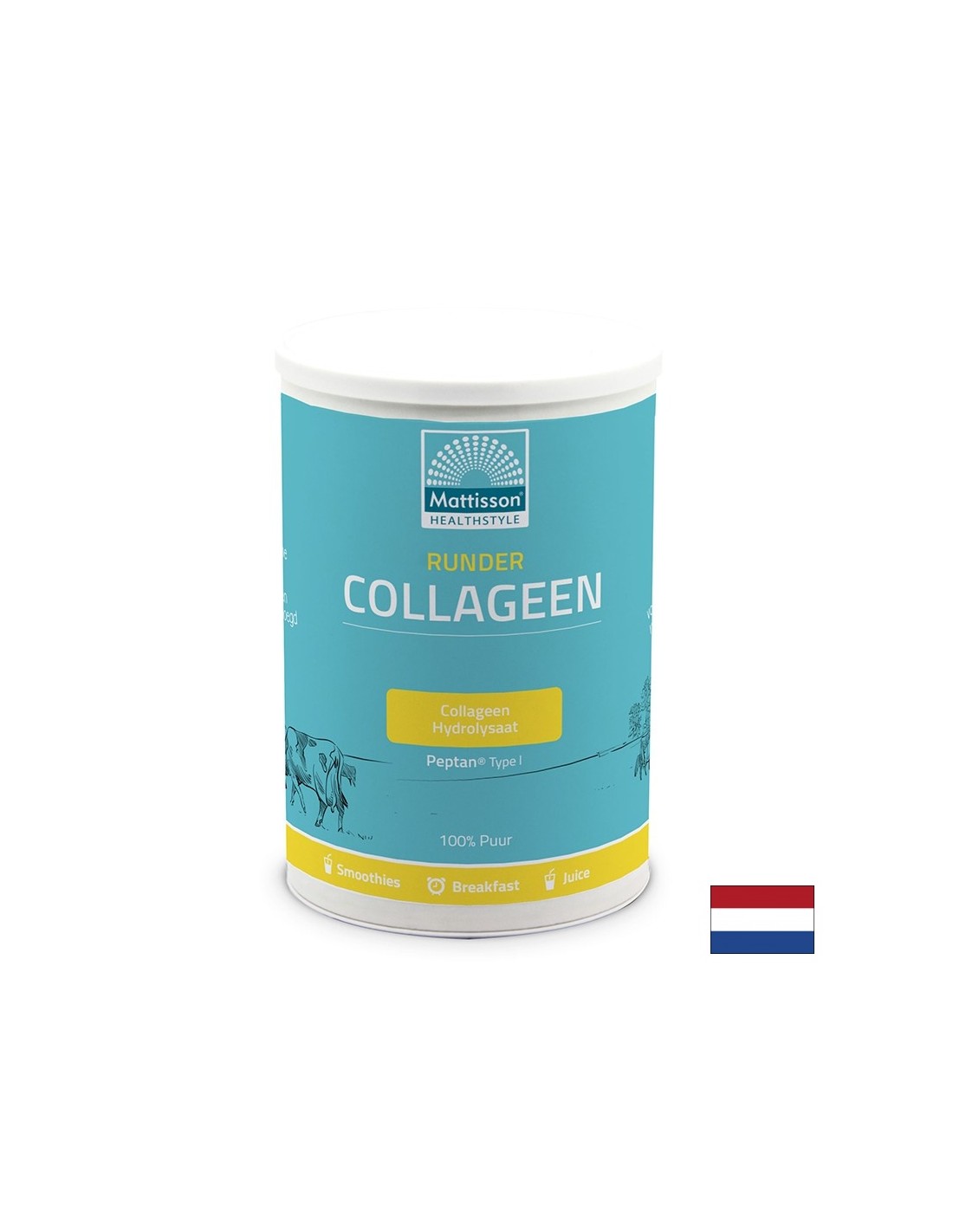 Za lijepu kosu, kožu i zdrave zglobove - Goveđi kolagen tip I, 300 g praha <tc>Mattisson Healthstyle</tc>