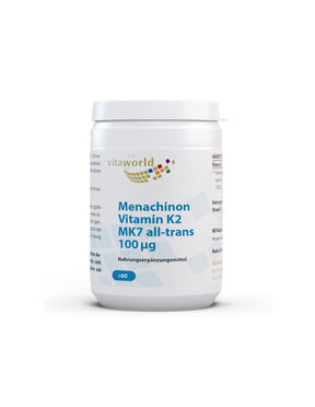 Healthy bones - Vitamin K2 (MK7), 100 µg x 60 capsules - Nutra Best Europe