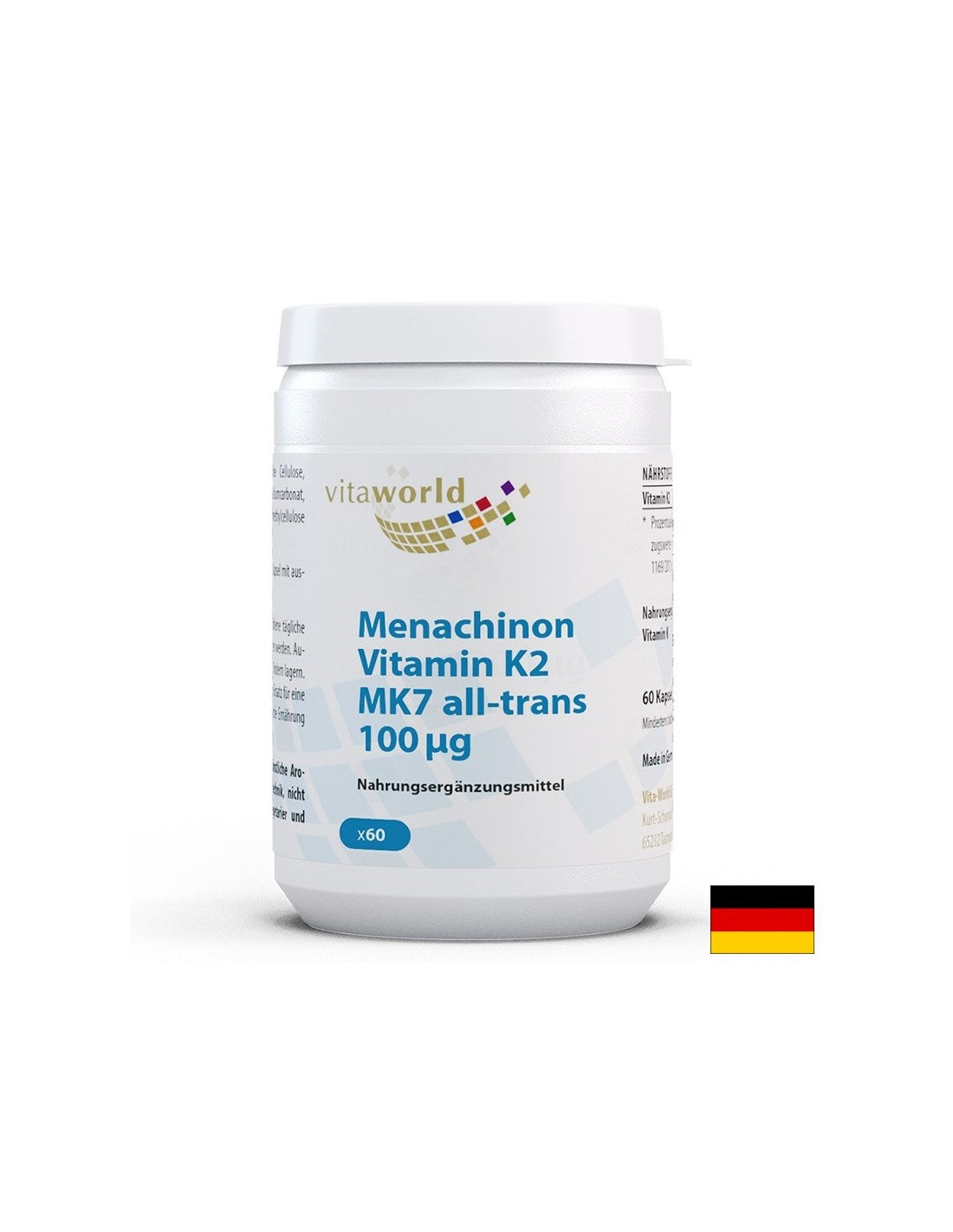 Zdrave kosti - vitamin K2 (MK7), 100 µg x 60 kapsula