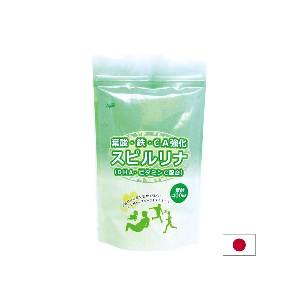 Japanska spirulina + omega -3, folna kiselina, željezo, kalcij - zdravlje žena, 1200 tableta