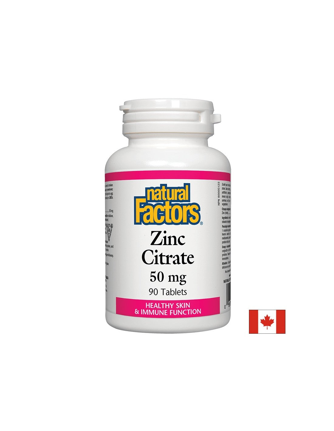 Cink citrat / Cink (citrat) 50 mg x 90 tableta <tc>Natural Factors</tc>